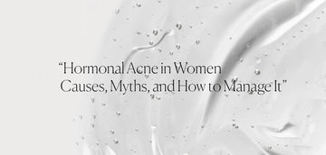 Hormonal acne in women on chin and jawline, skincare tips in Pakistan
