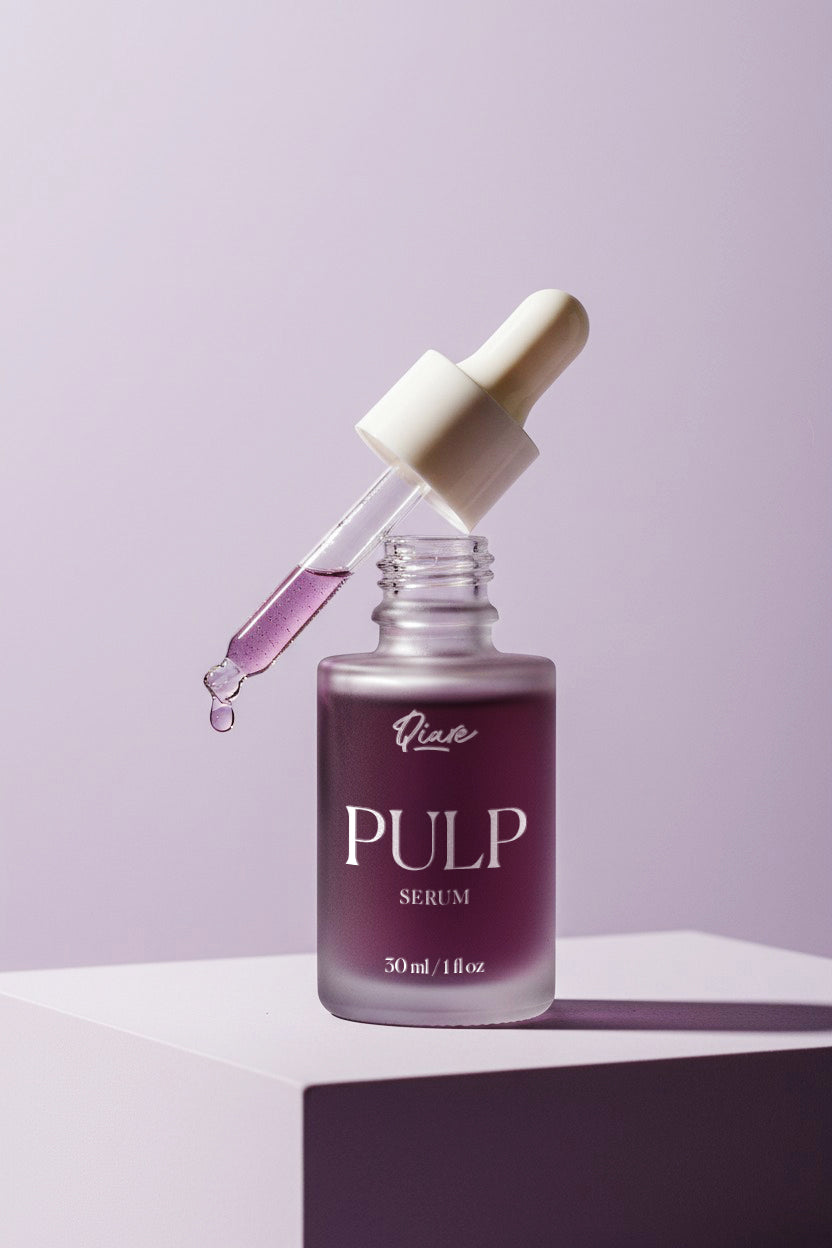 QIARE Pulp Hydrating Barrier Serum with Hyaluronic Acid, Niacinamide and Grape Extract