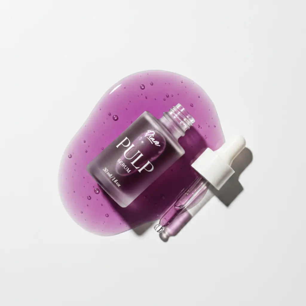 QIARE Pulp Hydrating Barrier Serum with Hyaluronic Acid, Niacinamide and Grape Extract
