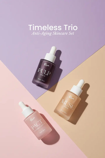 Qiare Hydration Heroes Hero Image – hydrating serum and toner set with hyaluronic acid and niacinamide.