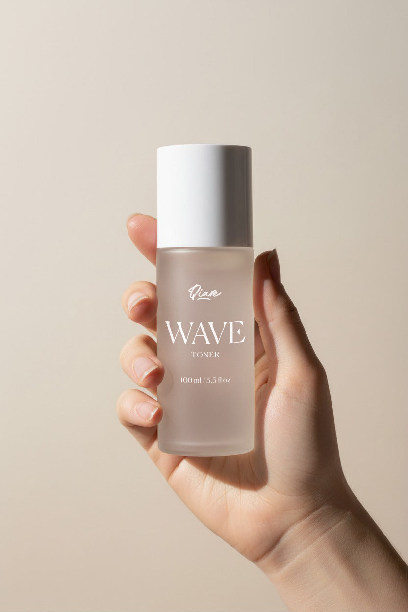 QIARE Wave Hydrating Toner with Hyaluronic Acid, Niacinamide and Coconut Milk Extract