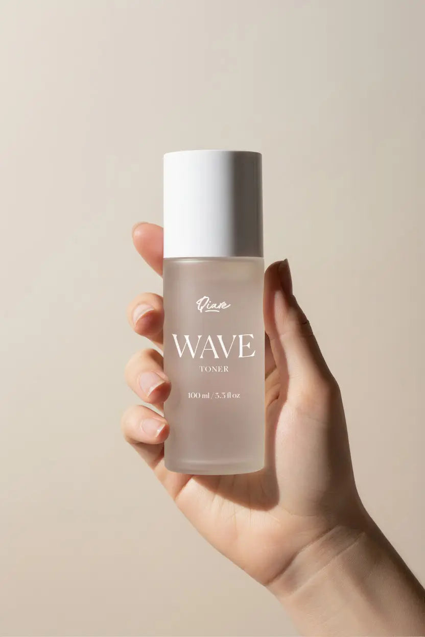 QIARE Wave Hydrating Toner with Hyaluronic Acid, Niacinamide and Coconut Milk Extract
